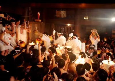 浦佐毘沙門堂 裸押合大祭